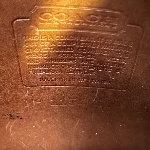 Coach Brown Leather Crossbody Bag - Picture 3 of 7